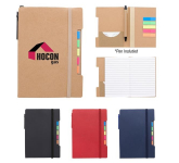 4" x 6" Notepad With Sticky Flags And Pen