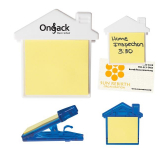 House Shaped Memo Clip With Sticky Notes